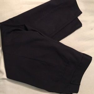 Navy ankle pants